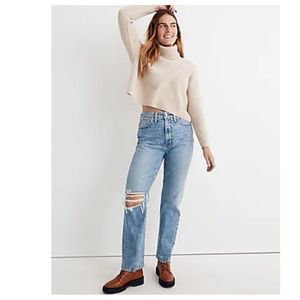 Madewell Curvy Perfect Vintage Straight Jean (26 Tall)